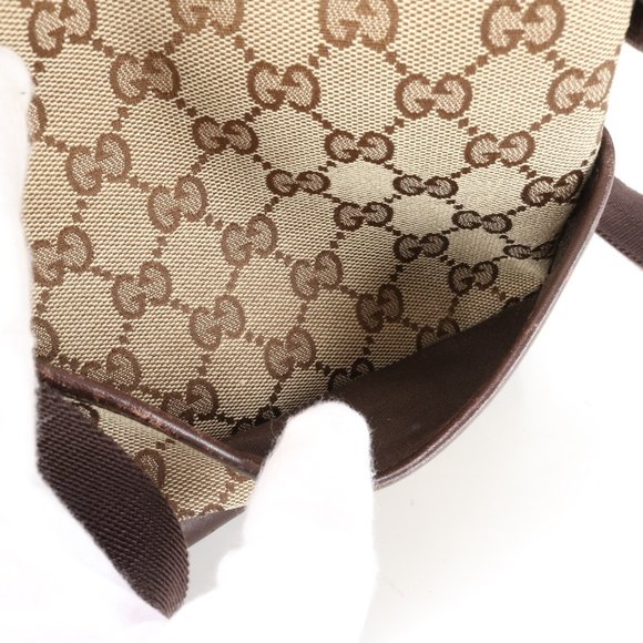 Gucci GG Canvas 147671 Leather Shoulder Bag Tote Men's - Picture 16 of 16